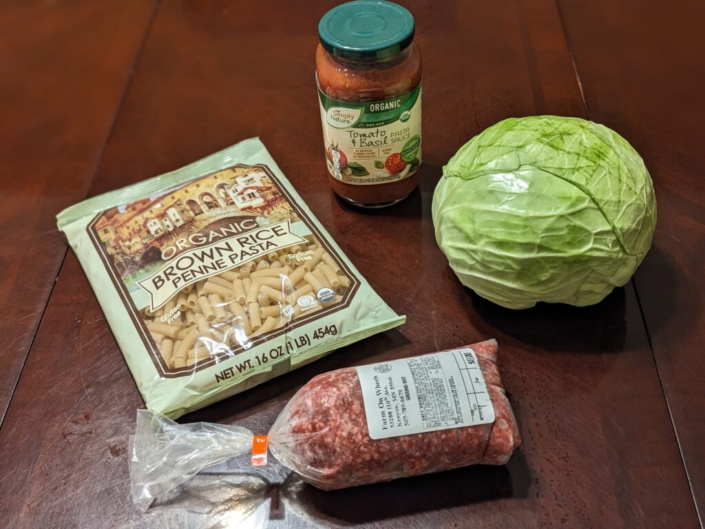 Easy Beef & Cabbage Pasta Skillet
