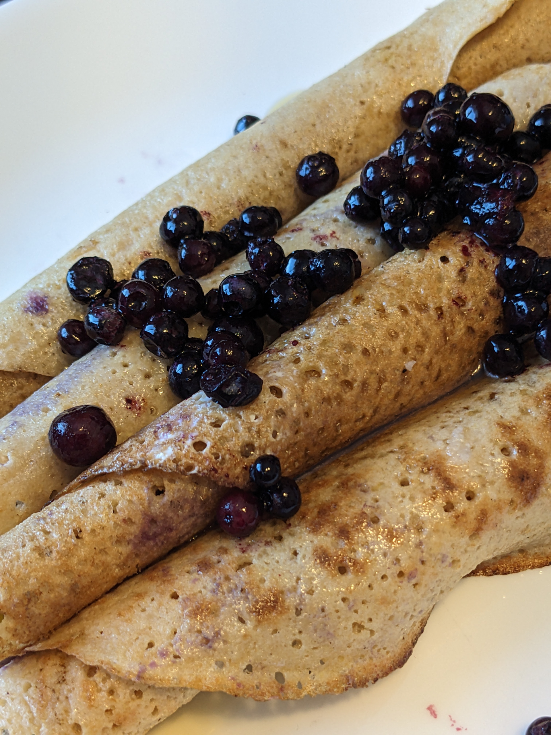 Swedish Pancakes (Gluten-free, vegan)